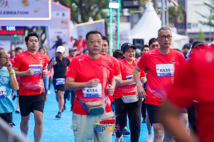 Race photo from CISANGKAN KBP CITY RUN 2025