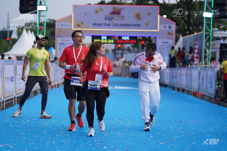 Race photo from CISANGKAN KBP CITY RUN 2025