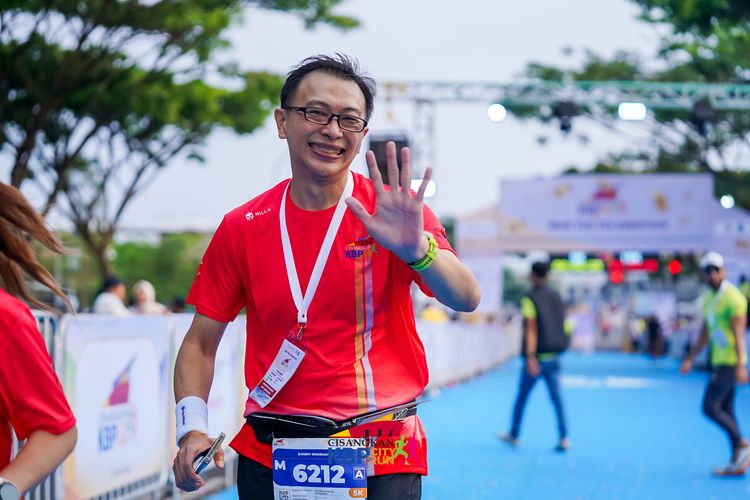 Race photo from CISANGKAN KBP CITY RUN 2025