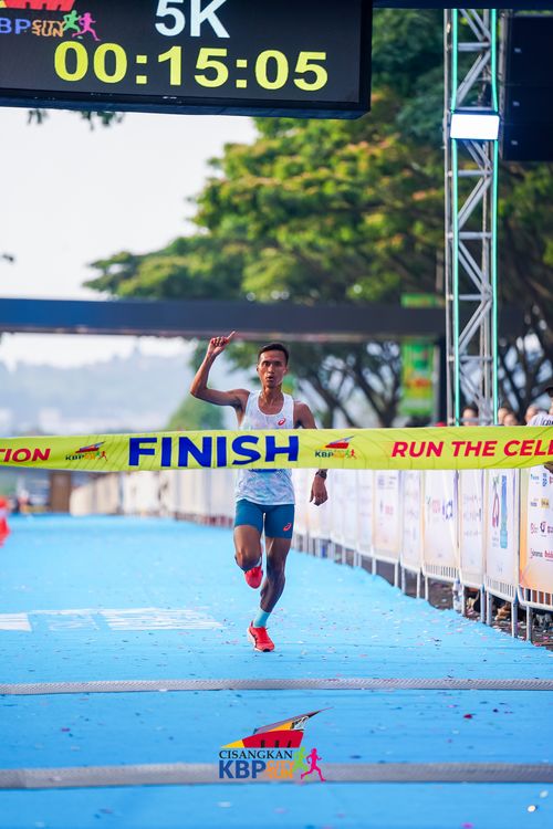 Race photo from CISANGKAN KBP CITY RUN 2025