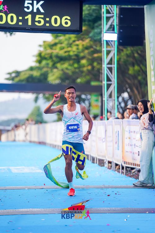 Race photo from CISANGKAN KBP CITY RUN 2025