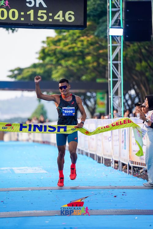 Race photo from CISANGKAN KBP CITY RUN 2025