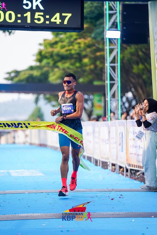 Race photo from CISANGKAN KBP CITY RUN 2025