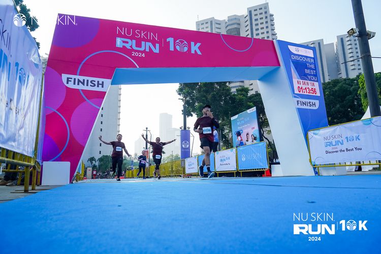 Race photo from Nu Skin Run 10K