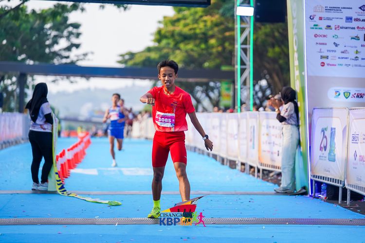 Race photo from CISANGKAN KBP CITY RUN 2025