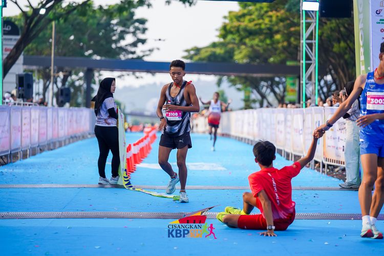 Race photo from CISANGKAN KBP CITY RUN 2025