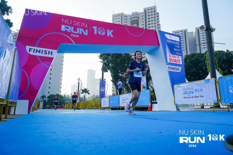Race photo from Nu Skin Run 10K