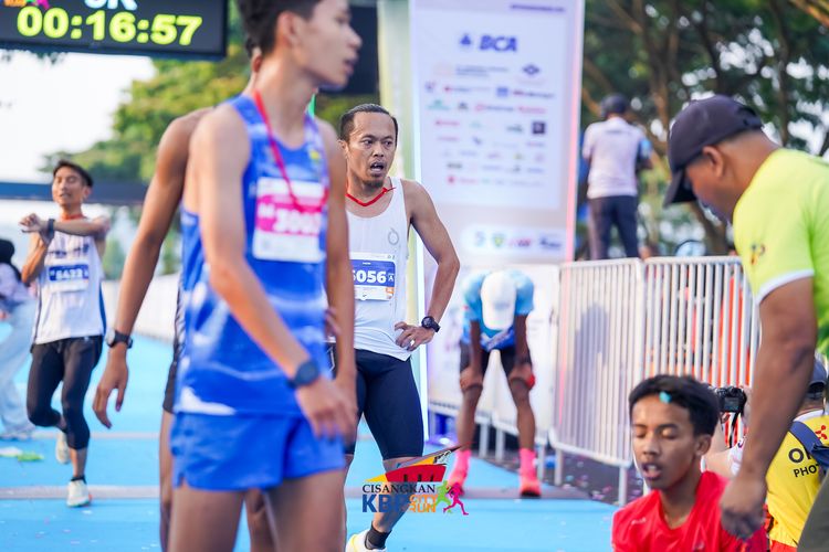 Race photo from CISANGKAN KBP CITY RUN 2025