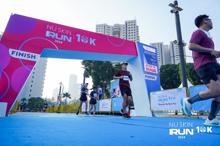 Race photo from Nu Skin Run 10K