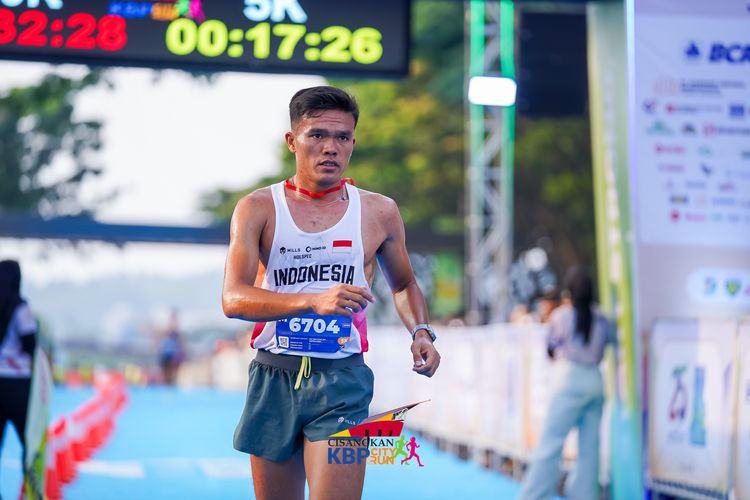 Race photo from CISANGKAN KBP CITY RUN 2025