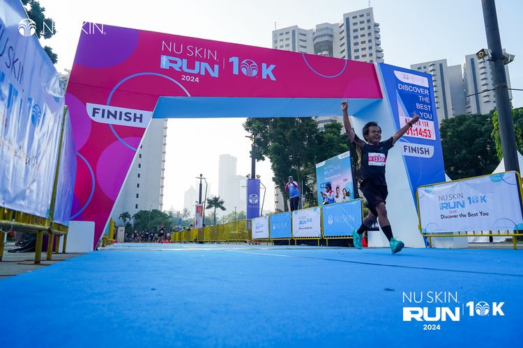 Race photo from Nu Skin Run 10K