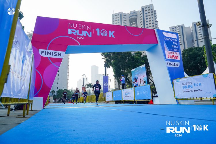 Race photo from Nu Skin Run 10K