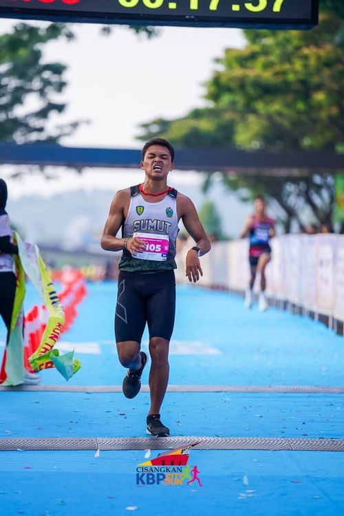 Race photo from CISANGKAN KBP CITY RUN 2025