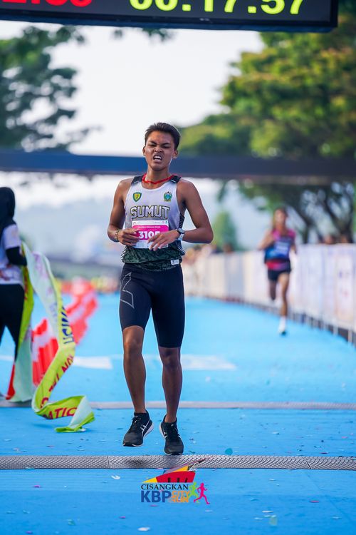 Race photo from CISANGKAN KBP CITY RUN 2025