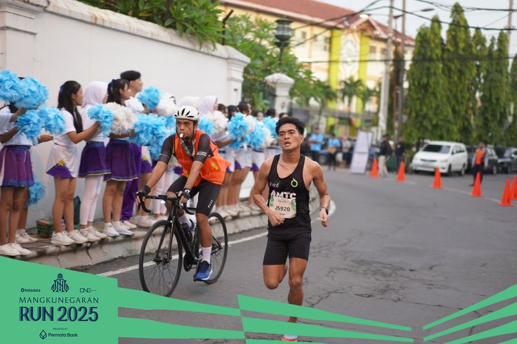Race photo from Mangkunegaran Run 2025