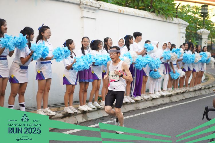 Race photo from Mangkunegaran Run 2025