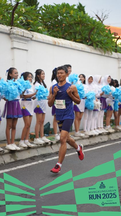 Race photo from Mangkunegaran Run 2025