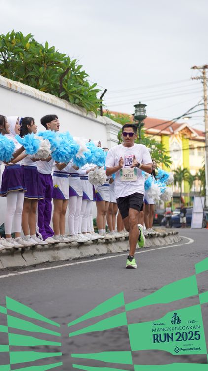 Race photo from Mangkunegaran Run 2025