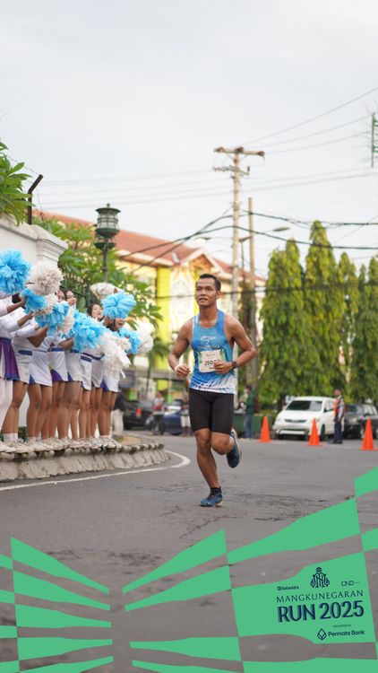 Race photo from Mangkunegaran Run 2025