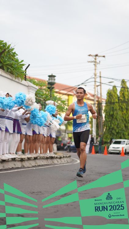 Race photo from Mangkunegaran Run 2025