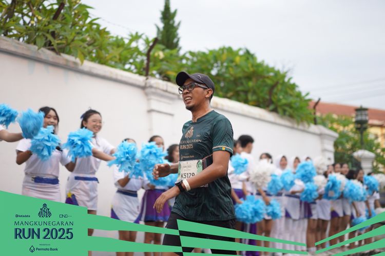 Race photo from Mangkunegaran Run 2025