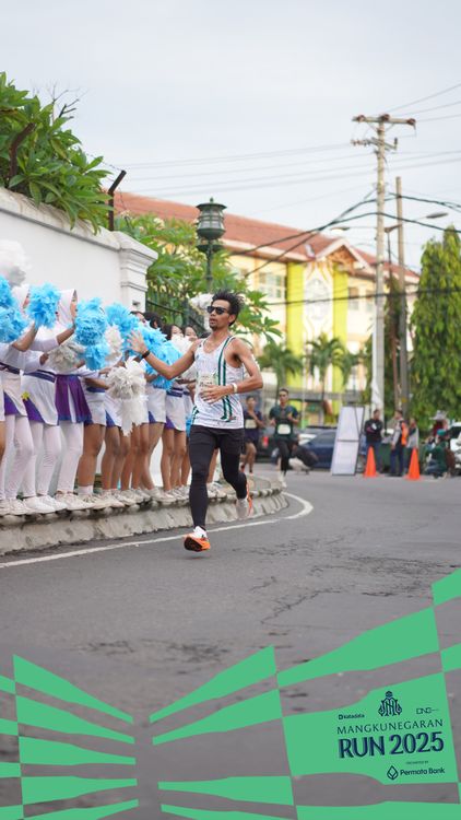 Race photo from Mangkunegaran Run 2025