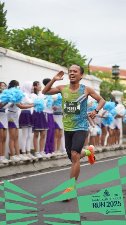Race photo from Mangkunegaran Run 2025
