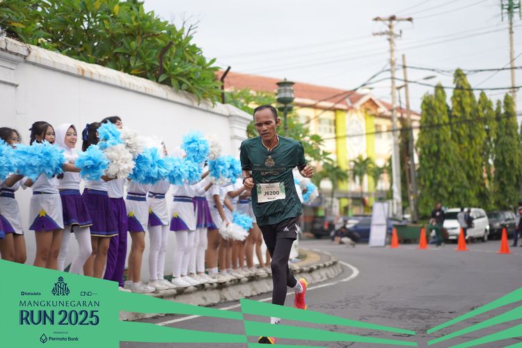 Race photo from Mangkunegaran Run 2025