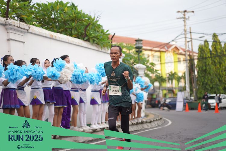 Race photo from Mangkunegaran Run 2025