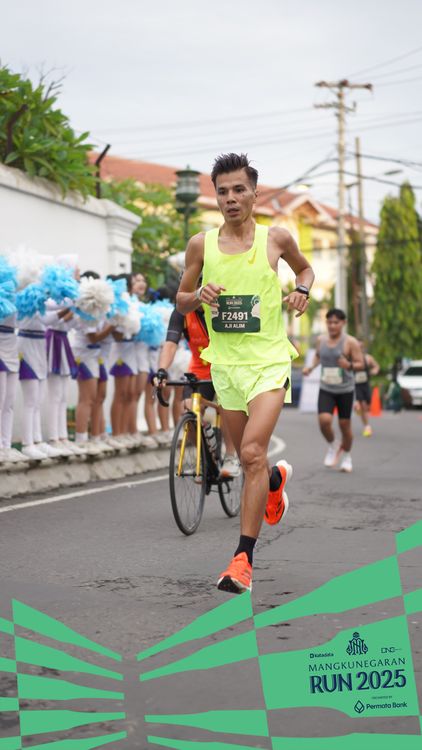 Race photo from Mangkunegaran Run 2025