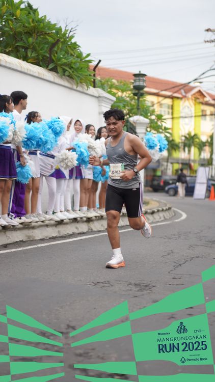 Race photo from Mangkunegaran Run 2025
