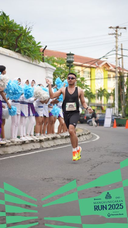Race photo from Mangkunegaran Run 2025