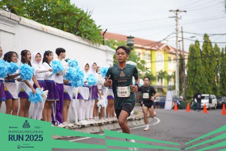 Race photo from Mangkunegaran Run 2025