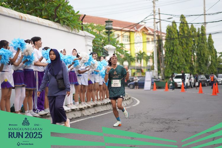 Race photo from Mangkunegaran Run 2025