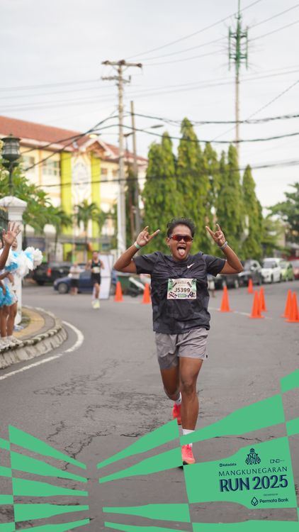 Race photo from Mangkunegaran Run 2025