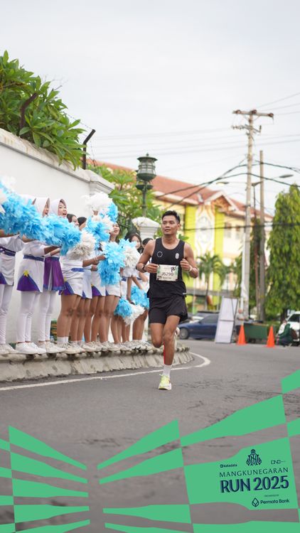 Race photo from Mangkunegaran Run 2025