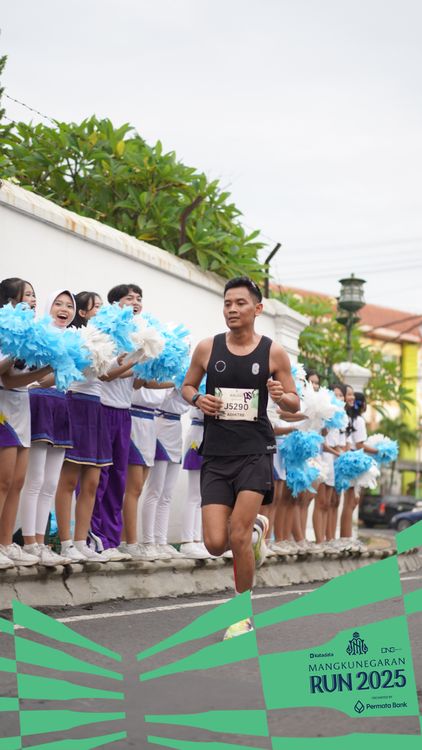 Race photo from Mangkunegaran Run 2025