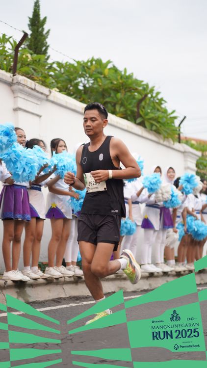 Race photo from Mangkunegaran Run 2025