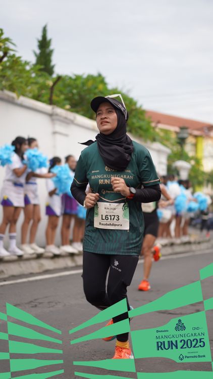 Race photo from Mangkunegaran Run 2025