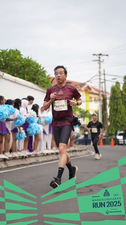 Race photo from Mangkunegaran Run 2025