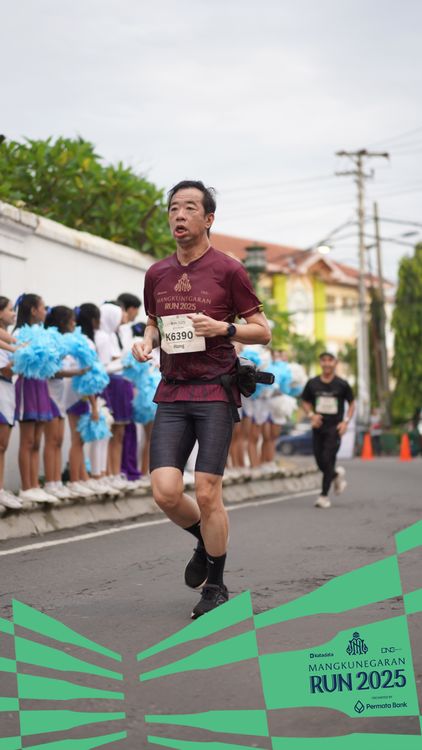 Race photo from Mangkunegaran Run 2025