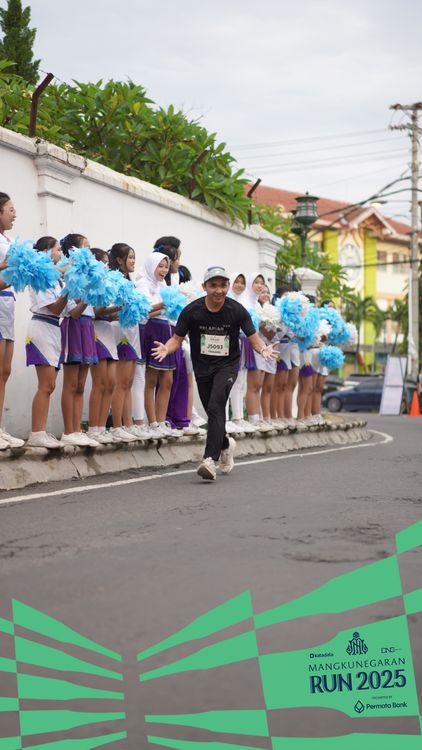 Race photo from Mangkunegaran Run 2025
