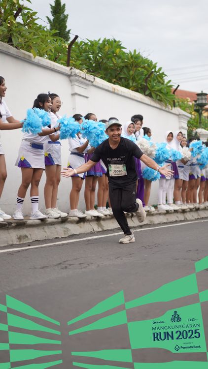 Race photo from Mangkunegaran Run 2025