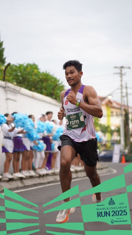 Race photo from Mangkunegaran Run 2025