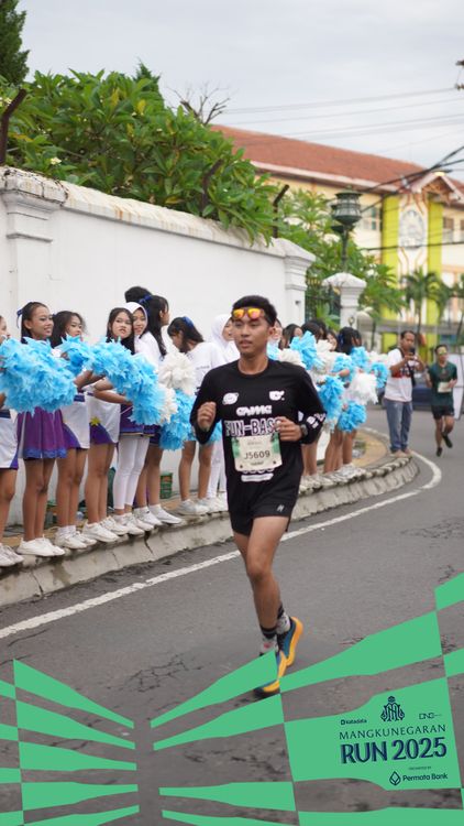 Race photo from Mangkunegaran Run 2025