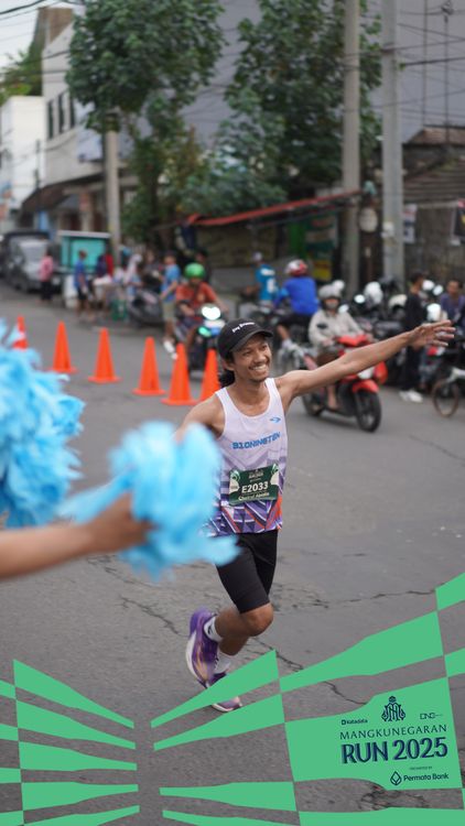 Race photo from Mangkunegaran Run 2025