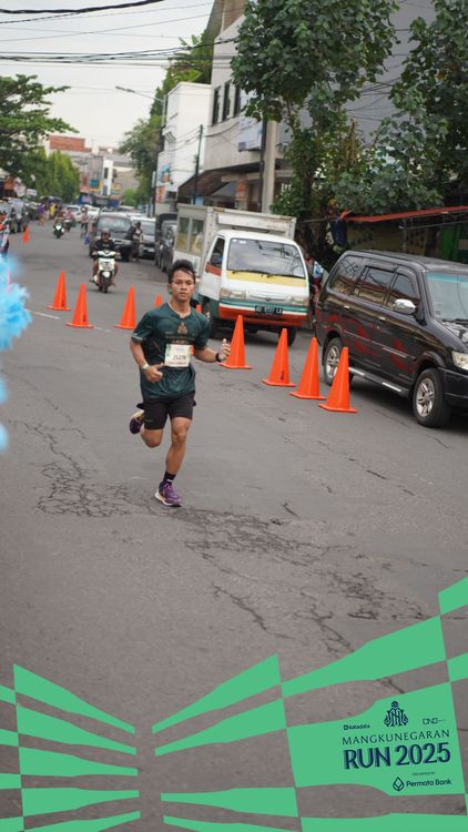 Race photo from Mangkunegaran Run 2025