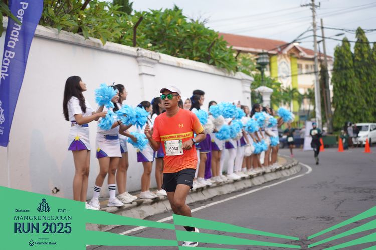 Race photo from Mangkunegaran Run 2025