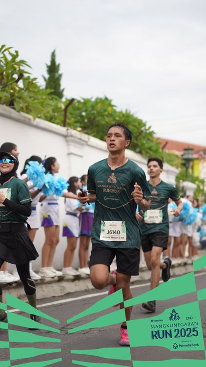 Race photo from Mangkunegaran Run 2025