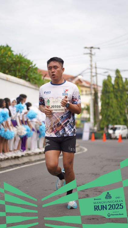 Race photo from Mangkunegaran Run 2025